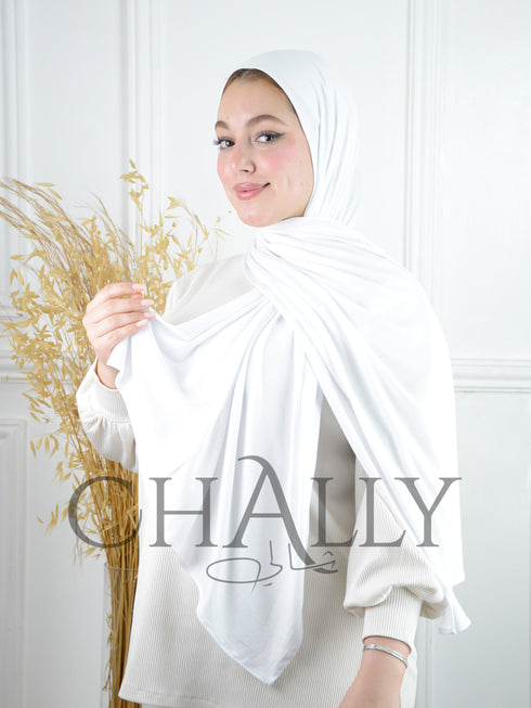 Lycra Coton Maxi - BLANC